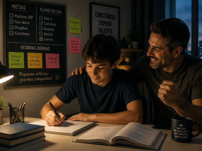 Seu filho não vai estudar por sorte. E "boa sorte" é o pior conselho que você pode dar a ele.